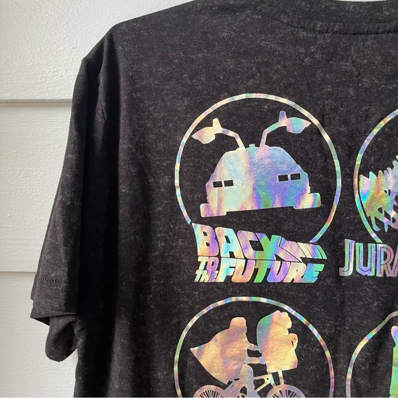 Jurassic Park, E.T., Back to the Future, Jaws Graphic T-Shirt Short Sleeve Tee - Picture 9 of 13
